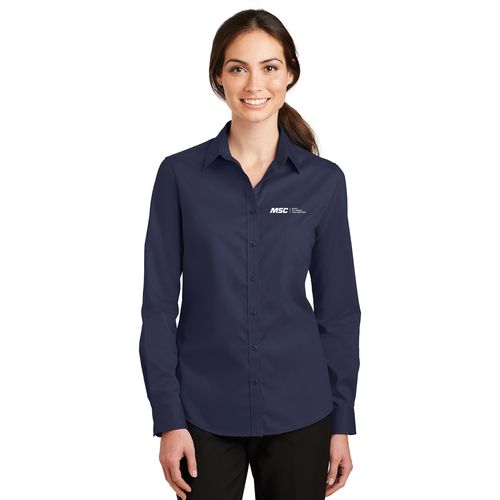 PORT AUTHORITY LADIES SUPERPRO TWILL SHIRT image thumbnail