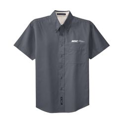 Image of PORT AUTHORITY MEN'S SHORT SLEEVE EASY CARE SHIRT 