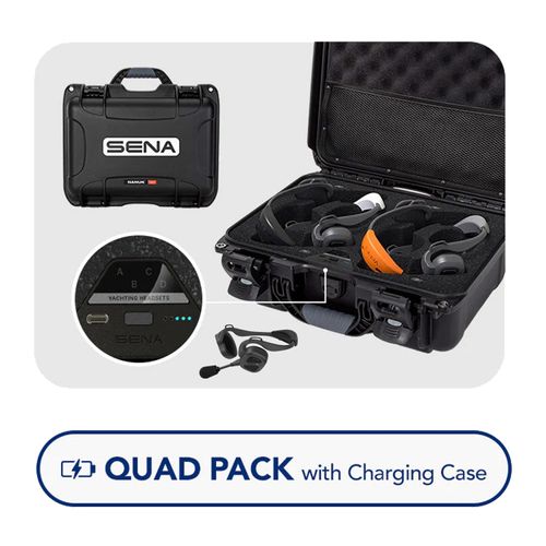 SJBAS39 Nautitalk Bosun Quad Pack w/Charging Station image thumbnail