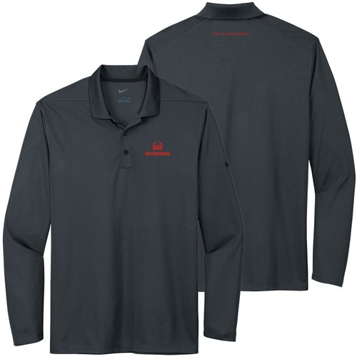 SJBCO132 Nike DriFit Long Sleeve Polo image thumbnail