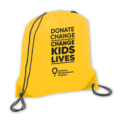 Image of DONATE CHANGE CINCH BAG
