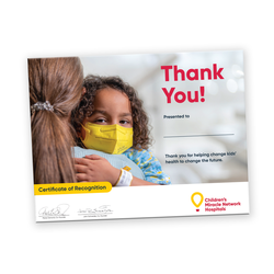 Image of THANK YOU CERTIFICATES