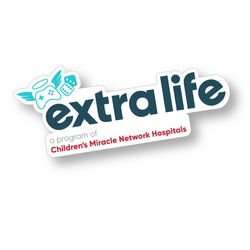 Image of EXTRA LIFE VINYL CUT DECAL