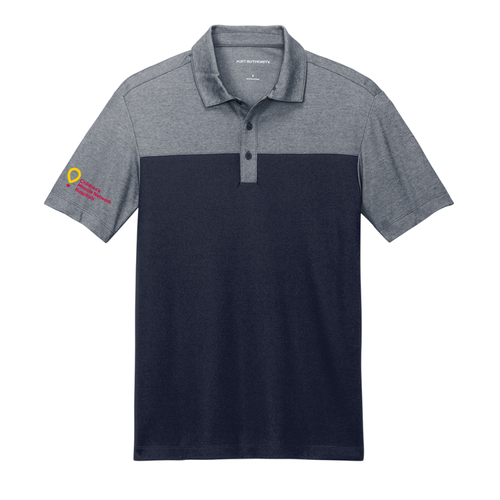 MENS BLOCKED FINE PIQUE POLO  image thumbnail