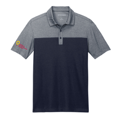 Image of MENS BLOCKED FINE PIQUE POLO 