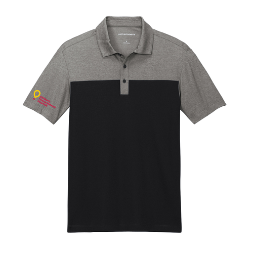 MENS BLOCKED FINE PIQUE POLO  image thumbnail