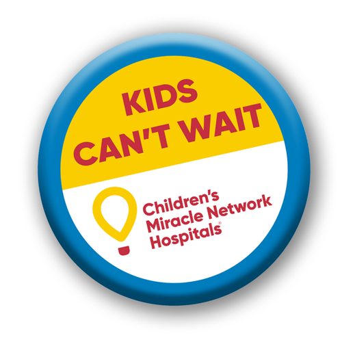 BUTTON / KIDS CAN'T WAIT image thumbnail