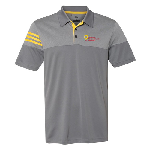 MENS ADIDAS BLOCK POLO image thumbnail