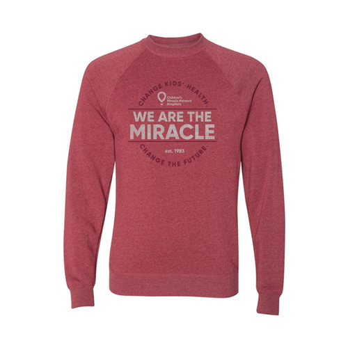 CREWNECK SWEATSHIRT / WE ARE THE MIRACLE image thumbnail