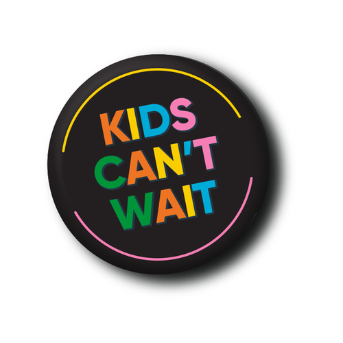 BUTTON / DANCE MARATHON KIDS CAN'T WAIT image thumbnail