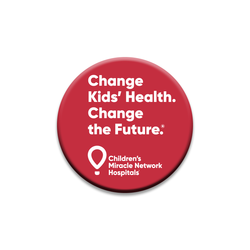 Image of BUTTON / CHANGE KIDS' HEALTH RED