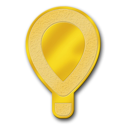 Image of PIN / GOLD SANDBLAST
