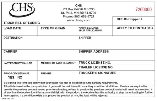 Trucking Bill of Lading image thumbnail