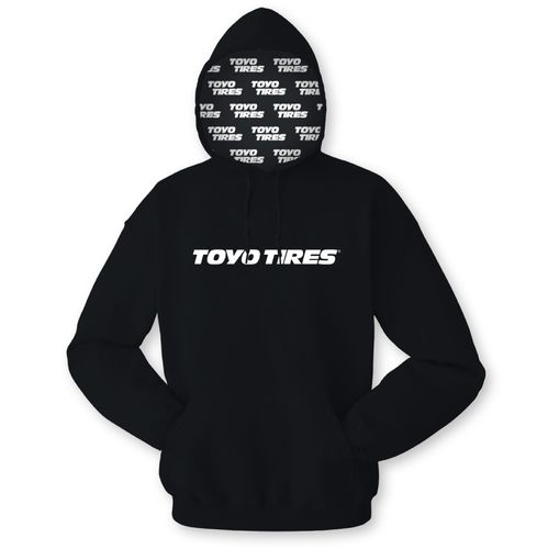 Pullover Hoodie w/ Toyo Tires Lining - Black image thumbnail