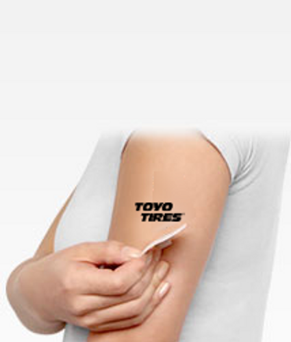 2X3 Tattoo - Black (Pack of 100) image thumbnail