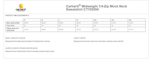 Carhartt Midweight ¼ Zip (Charcoal) image thumbnail