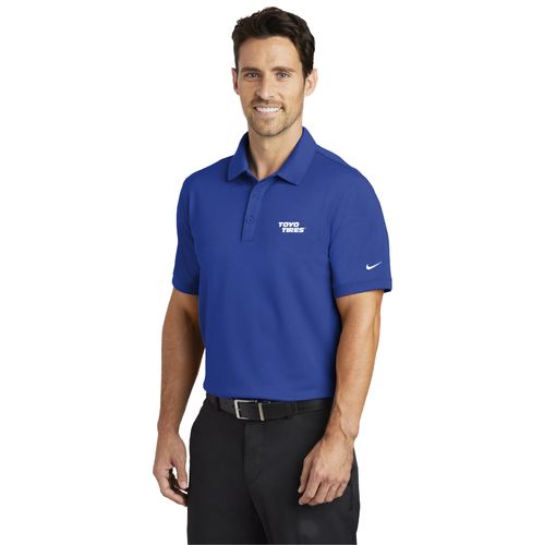 Nike Solid Icon Pique Modern Fit Polo - Royal image thumbnail