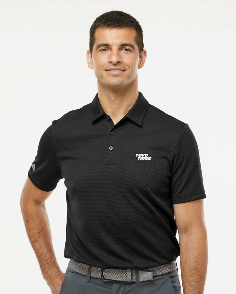 Adidas Micro Pique Polo – Black primary image