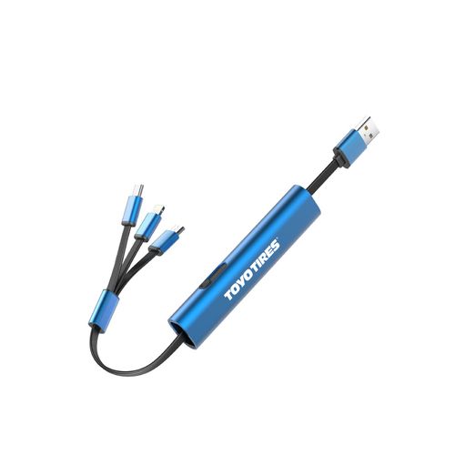 3-in-1 Multi USB Charger Blue image thumbnail