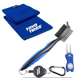 Image of Golf Towel Brush Tool Kit – Blue