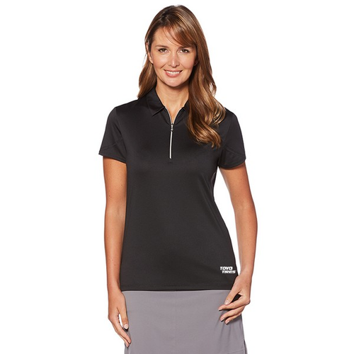 Ladies Tulip Sleeve Polo (Black) image thumbnail