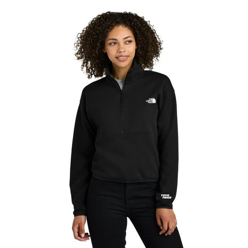 Ladies TNF 1/2 Zip Fleece - Black image thumbnail