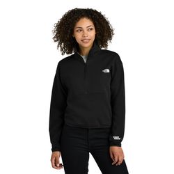 Image of Ladies TNF 1/2 Zip Fleece - Black