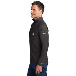 Image of Carhartt Force ¼ Zip – Navy *SEASONAL*