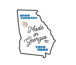 Image of Georgia Made Sticker - State