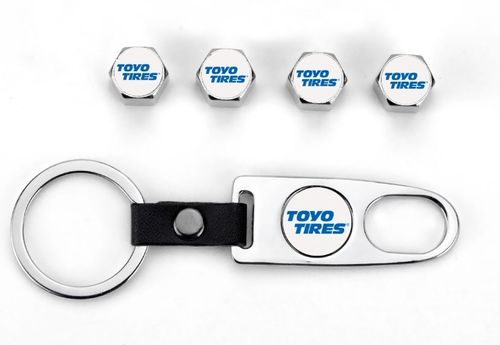 Tire Valve Cap w/Wrench Keychain image thumbnail