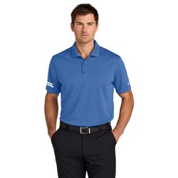 Image of Nike Mens Heathered Polo - Royal