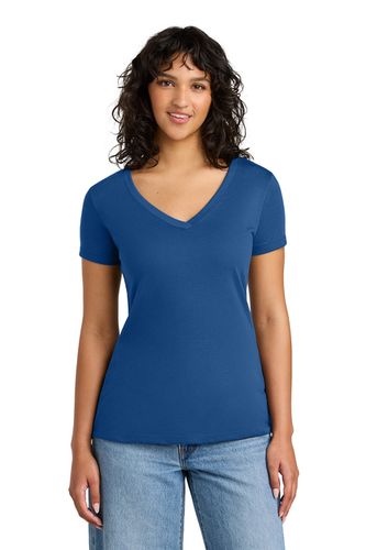 Womens V-Neck Tee- Royal image thumbnail