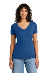 Image of Womens V-Neck Tee- Royal
