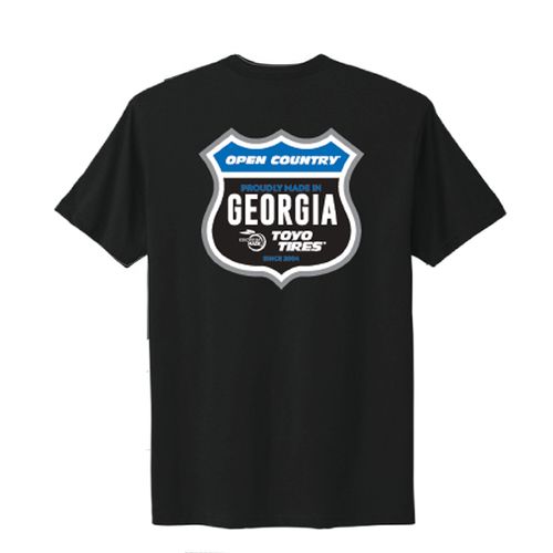Georgia Made Shield Cotton Tee- Black  image thumbnail