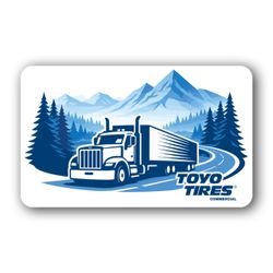 Image of Commercial Sticker – MOUNTAIN, 2" x 4" 
