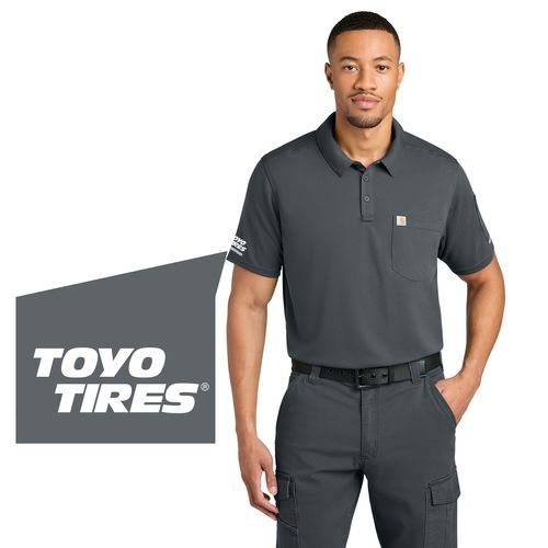 Carhartt® FLD & RSCU Polo - Grey image thumbnail