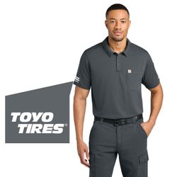 Image of Carhartt® FLD & RSCU Polo - Grey