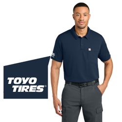 Image of Carhartt® FLD & RSCU Polo - Navy