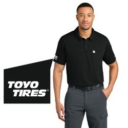 Image of Carhartt® FLD & RSCU Polo - Black