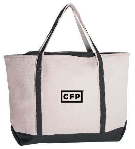 Large Canvas Boat Tote image thumbnail