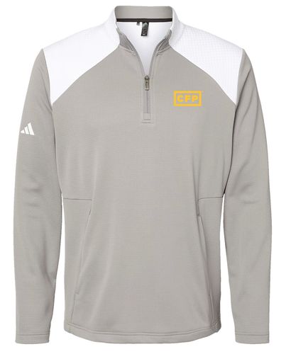 Adidas Men's Textured Mixed Media Sweater image thumbnail