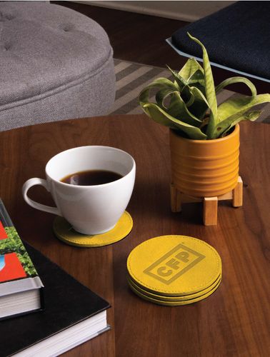 Leather Coaster Set image thumbnail