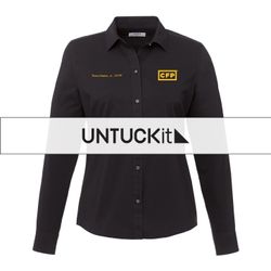 Image of UNTUCKit Women's Personalized Stretch Long Sleeve Shirt