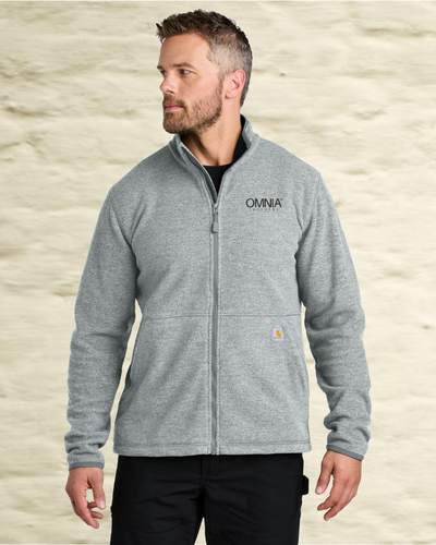 Carhartt® Textured Full-Zip Fleece Jacket image thumbnail