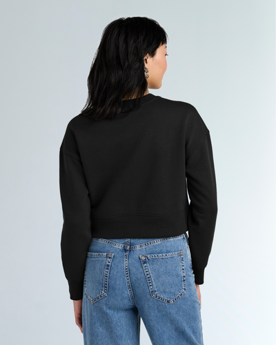 District Perfect Weight Fleece Crew Cropped image thumbnail