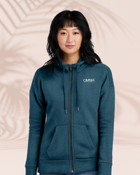 Image of District® Women’s Perfect Weight® Fleece Drop Shoulder Full-Zip Hoodie