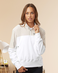 Image of Adidas Women's Fleece Quarter Zip Pullover