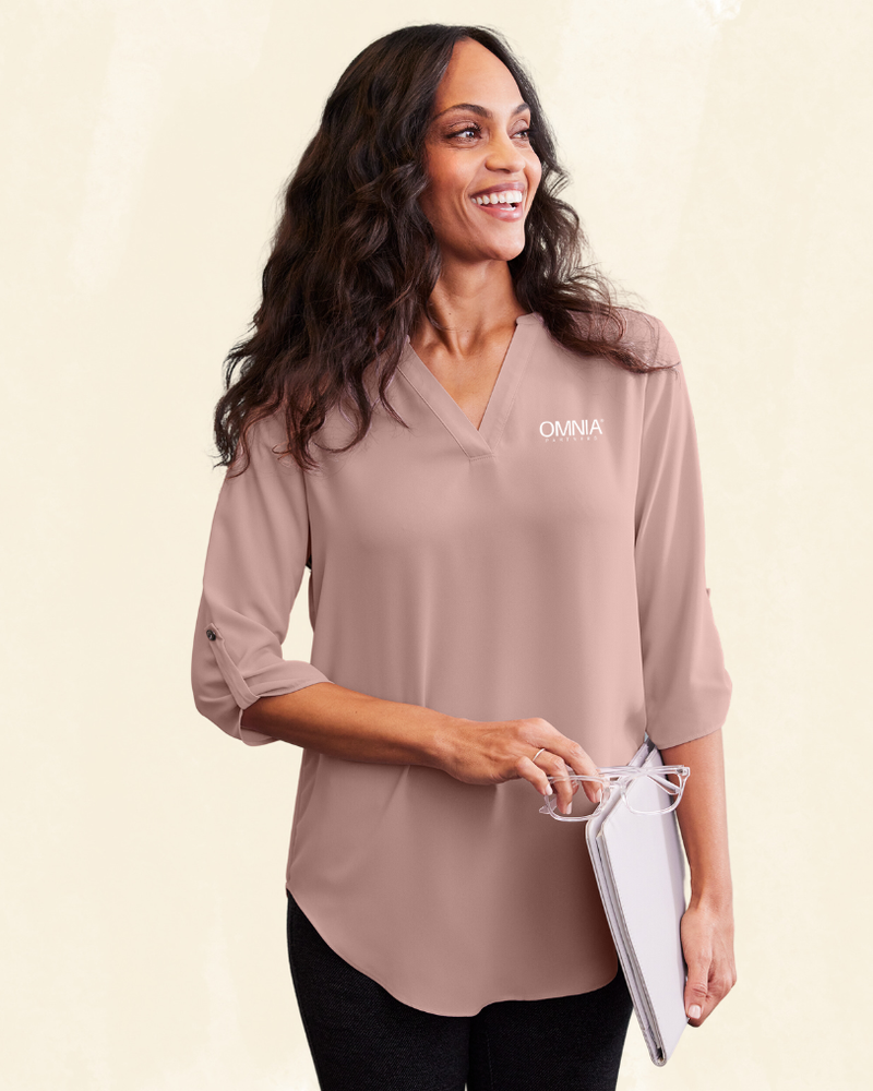 Port Authority Women's 3/4-Sleeve Tunic Blouse primary image