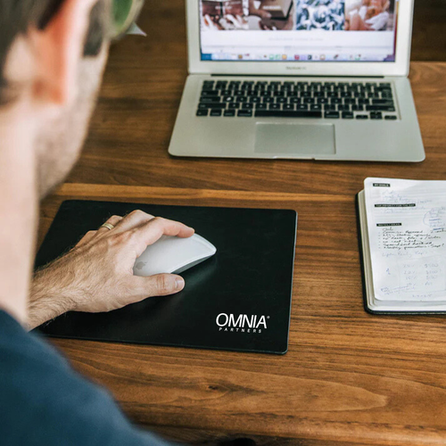 Swanky Badger Engraved Mouse Pad image thumbnail