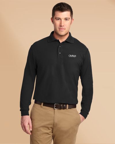 Port Authority Silk Touch Long Sleeve Polo image thumbnail